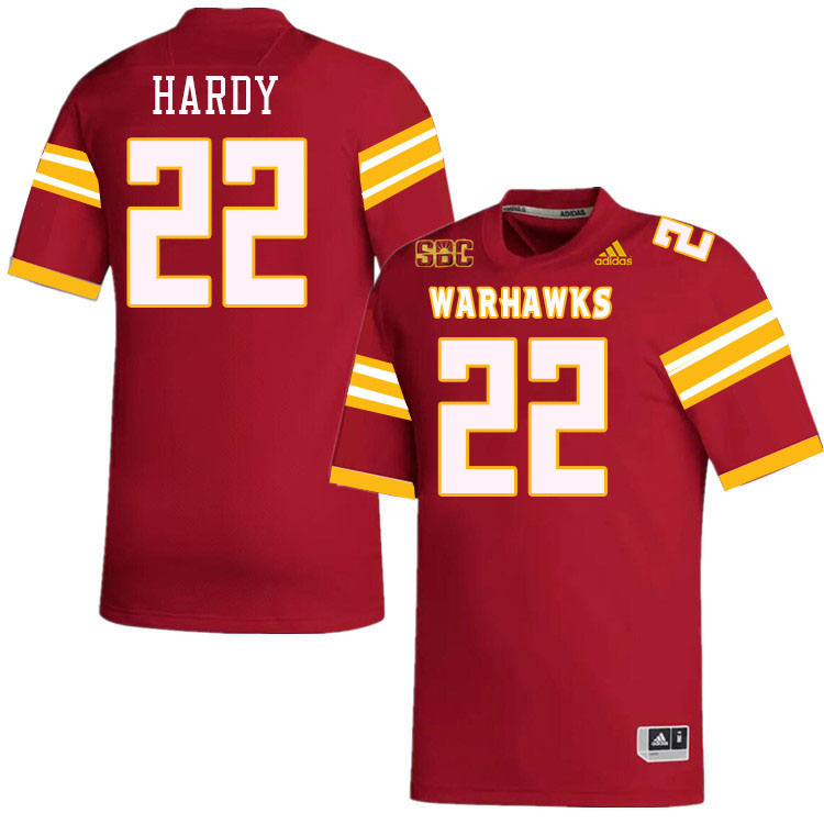 #22 Ahmad Hardy Louisiana-Monroe Warhawks College Football Jerseys Stitched-Red